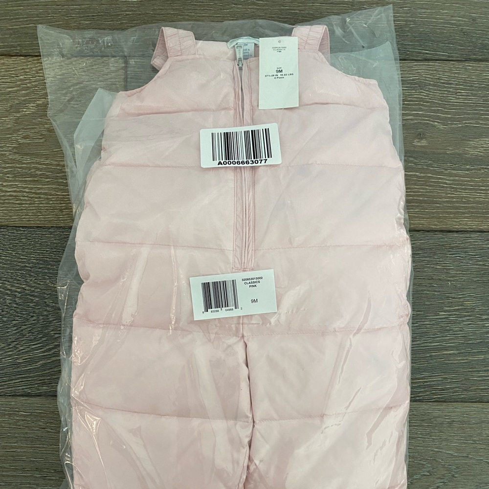 Baby Water repellent down snowsuit set
